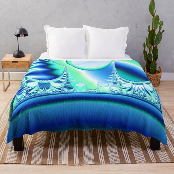 Item preview, Blue Green Delight | Fresh Fractal | High Vibrational | Fractal Art designed and sold by JillyJ05.