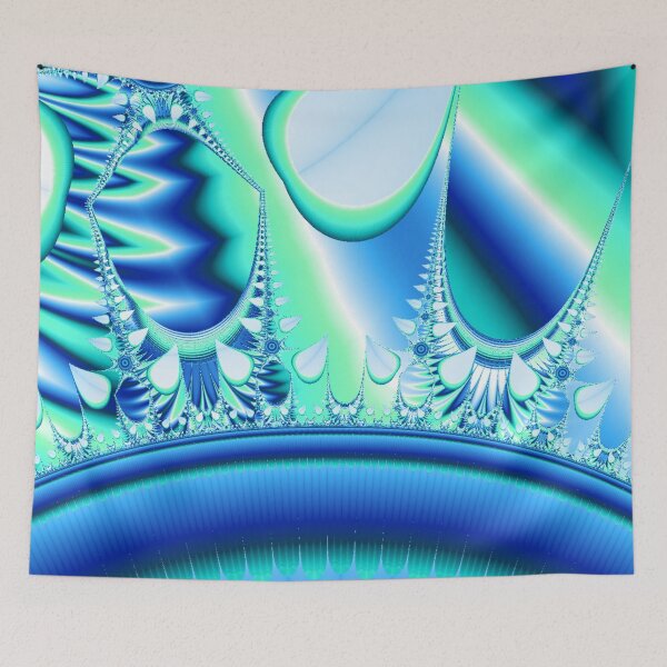 Item preview, Blue Green Delight | Fresh Fractal | High Vibrational | Fractal Art designed and sold by JillyJ05.