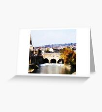 city scene Greeting Card