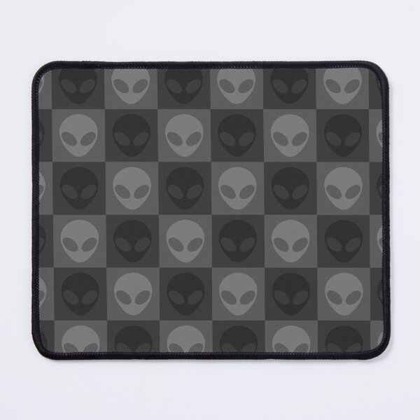 Item preview, Gray Space Alien Checkered Pattern designed and sold by SpaceAlienTees.