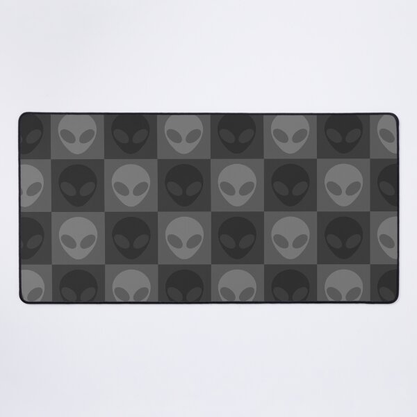 Item preview, Gray Space Alien Checkered Pattern designed and sold by SpaceAlienTees.