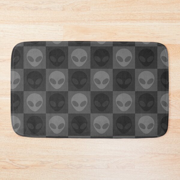 Item preview, Gray Space Alien Checkered Pattern designed and sold by SpaceAlienTees.