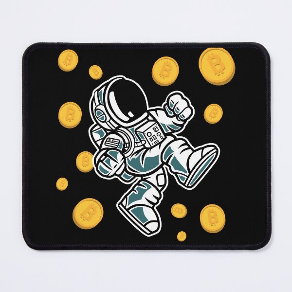 Item preview, Bitcoin to the moon - Astronaut and crypto cartoon style designed and sold by 2djazz.