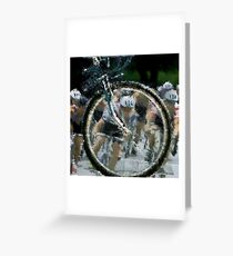 Bicycle Tour en France, Giro, race Greeting Card