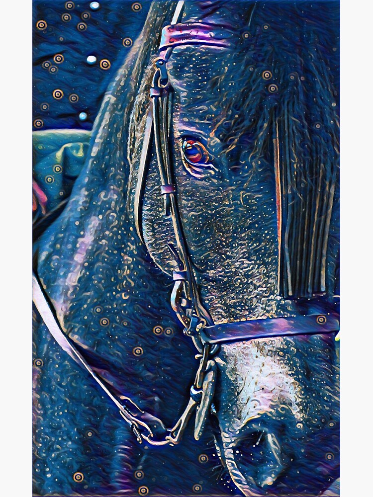 "Horse Head Art" Sticker by patternprint1 Redbubble