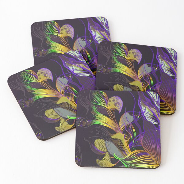 Item preview, Floral Art - Purple Yellow  designed and sold by Tshirtstory.