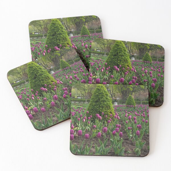 Item preview, Jazzy Purple Tulips - Formal Victorian Garden Downtown Toronto designed and sold by Georgia Mizuleva.
