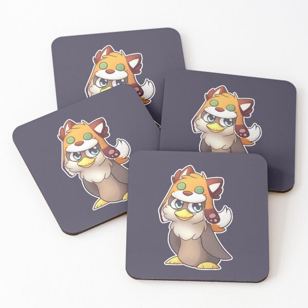 Item preview, Penguin with a fox hat designed and sold by Nura-Fuks.
