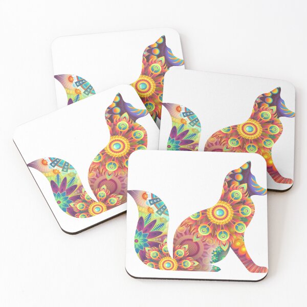 Item preview, new age psychedelic fox design designed and sold by Zevy-Darling.