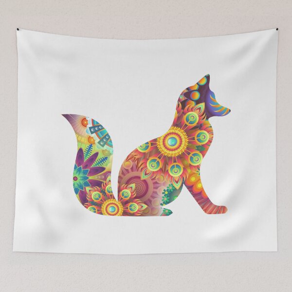 Item preview, new age psychedelic fox design designed and sold by Zevy-Darling.