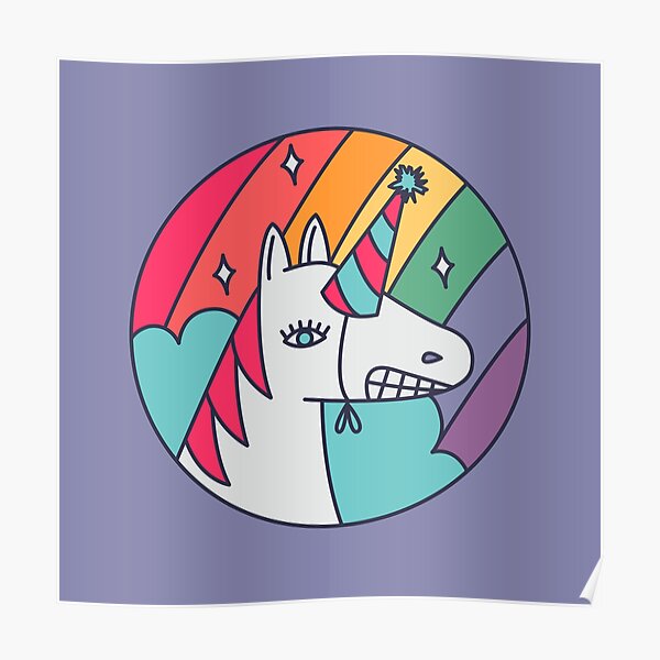 I Wish I Were a Unicorn Poster