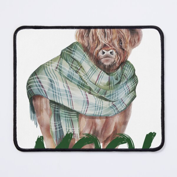 Item preview, Scottish Highland Cow saying Moo! designed and sold by martyfireball.