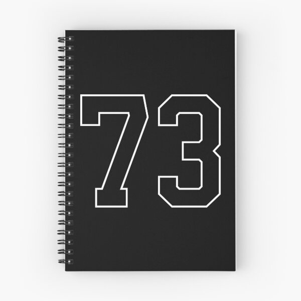 Item preview, Black Number 73 lucky sports jersey seventy three designed and sold by HeavyStyle.