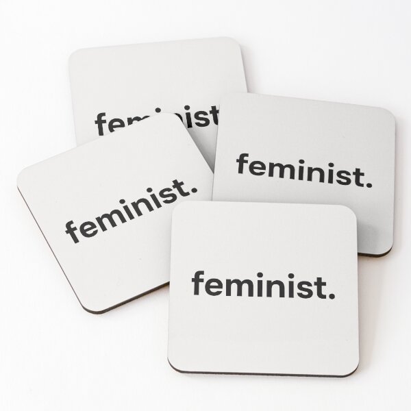Item preview, Feminist. Simple black lettering. designed and sold by helga-wigandt.