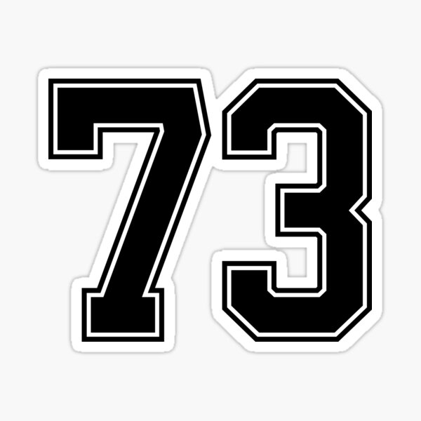 black-number-73-lucky-sports-jersey-seventy-three-sticker-for-sale-by