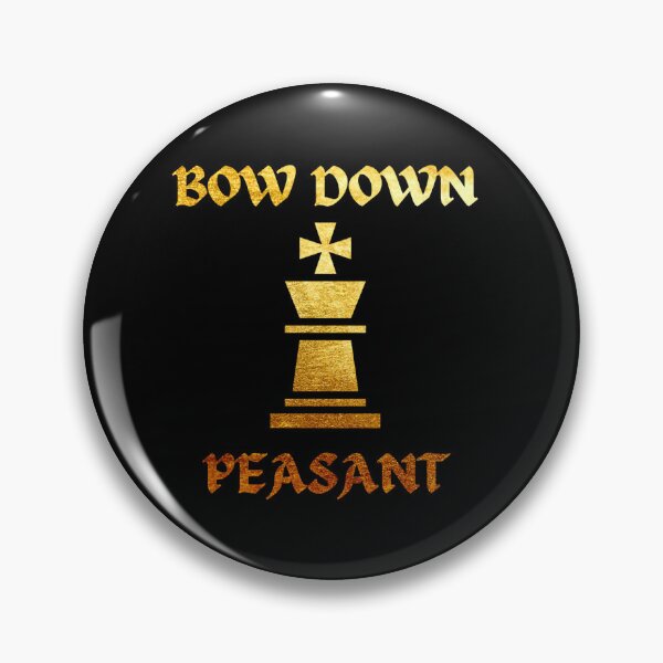 Item preview, bow down peasant nerdy chess designed and sold by Zevy-Darling.