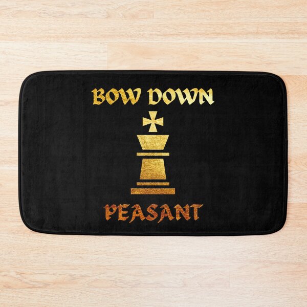 Item preview, bow down peasant nerdy chess designed and sold by Zevy-Darling.
