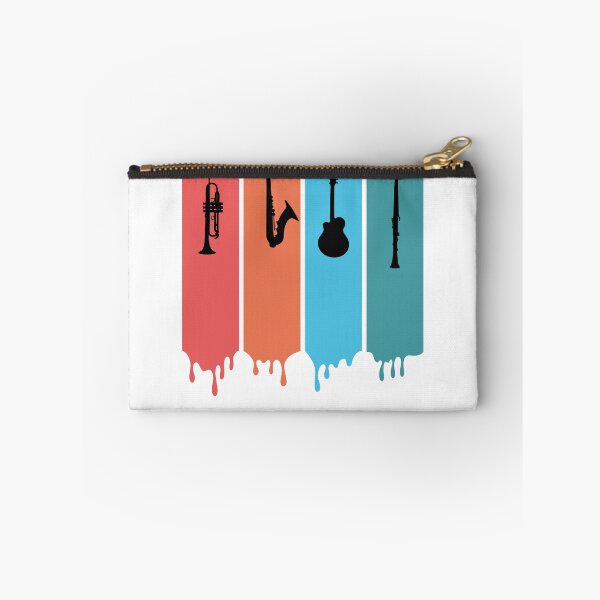 Item preview, jazz music instruments tee designed and sold by quickkaart.