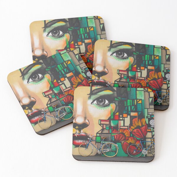 Item preview, Woman Painting in a Wall  designed and sold by DigitalChickHub.