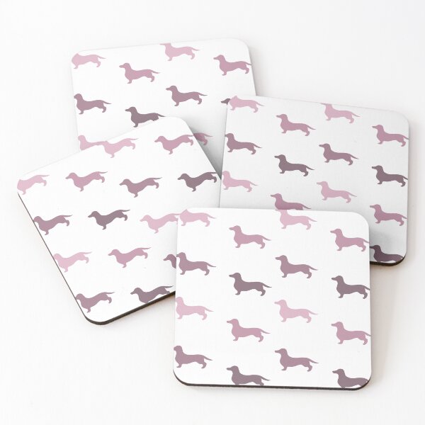 Item preview, Sausage dog pink pattern designed and sold by Jessica Deighton.