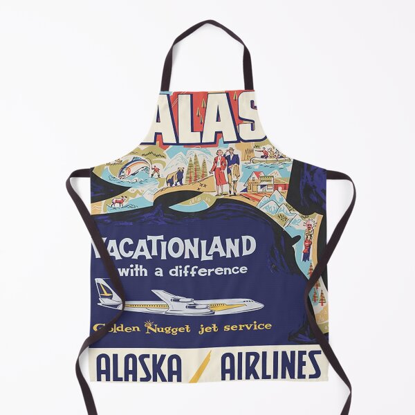 Item preview, 1959 Alasaka Airlines Vacationland Poster designed and sold by SuperMerchMan.