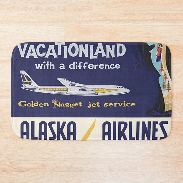 Item preview, 1959 Alasaka Airlines Vacationland Poster designed and sold by SuperMerchMan.