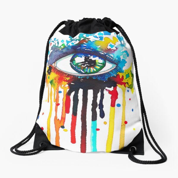 Item preview, Rainbow Splash Eye designed and sold by thedarkwillow.