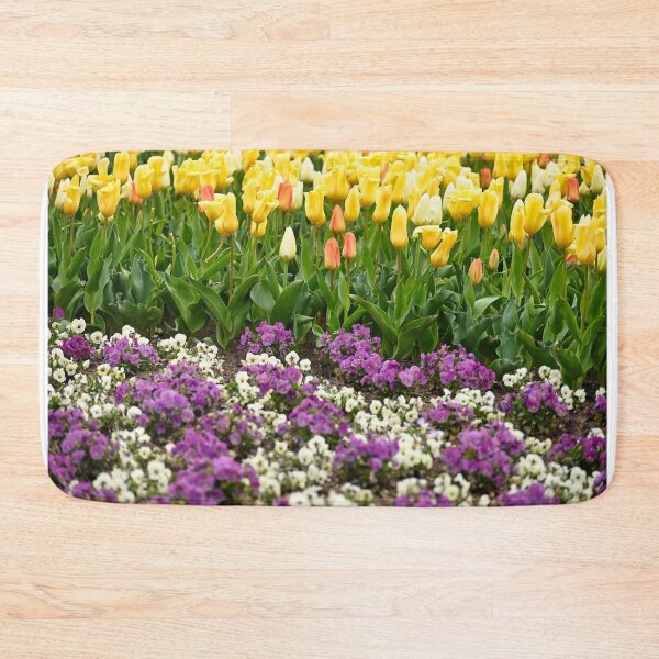 Item preview, Colorful garden with spring flowers  designed and sold by goceris.