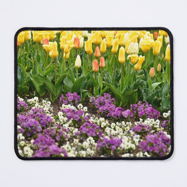Item preview, Colorful garden with spring flowers  designed and sold by goceris.