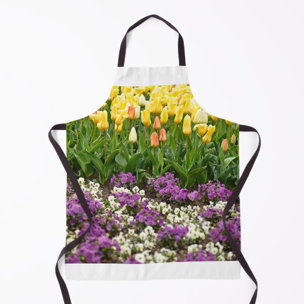 Item preview, Colorful garden with spring flowers designed and sold by goceris.
