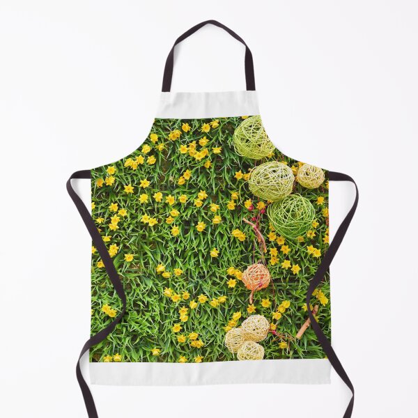 Item preview, Spring nature background with yellow flowers and grass designed and sold by goceris.