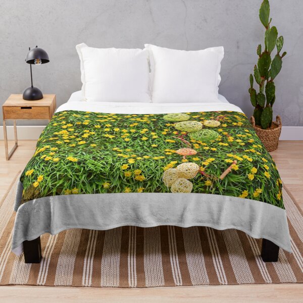 Item preview, Spring nature background with yellow flowers and grass designed and sold by goceris.