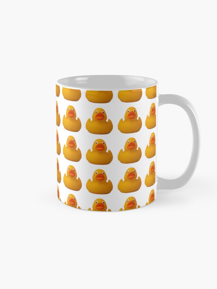 Alternate view of Lots of smiling toy rubber ducks Coffee Mug