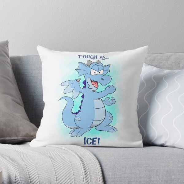 Tough as Ice! Throw Pillow