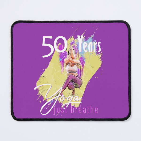 Item preview, Yoga, 50 years birthday, Woman designed and sold by JIGGO.