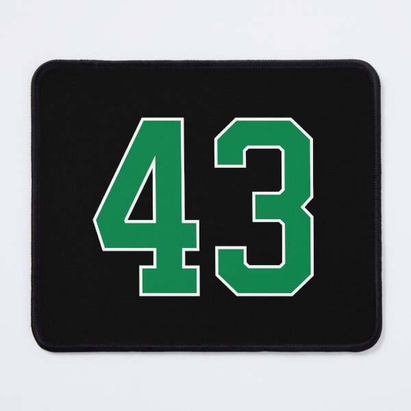 Item preview, 43 number, green lucky sports forty three designed and sold by ArtIsParty.