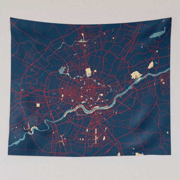 Item preview, Shenyang City Map of Liaoning, China - Hope designed and sold by deMAP.