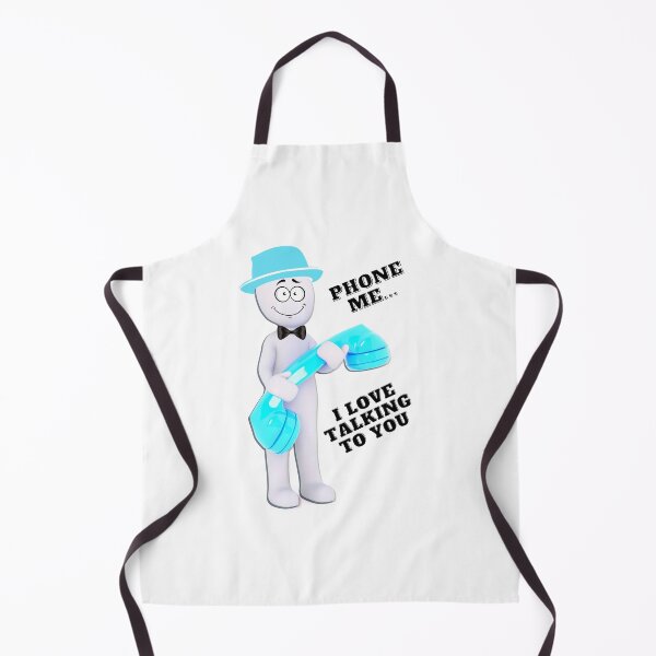 Item preview, Phone me ... I love talking to you - turquoise phone & hat designed and sold by AnnaBBS.