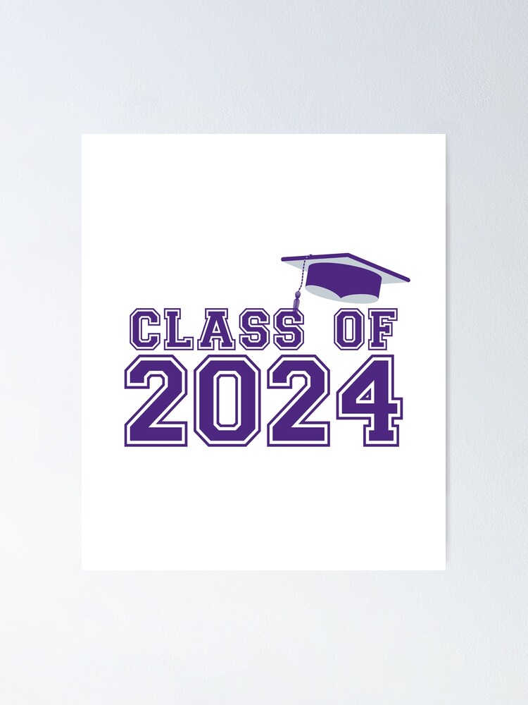 "Class Of 2024 High School Graduation" Poster by InnovateOdyssey