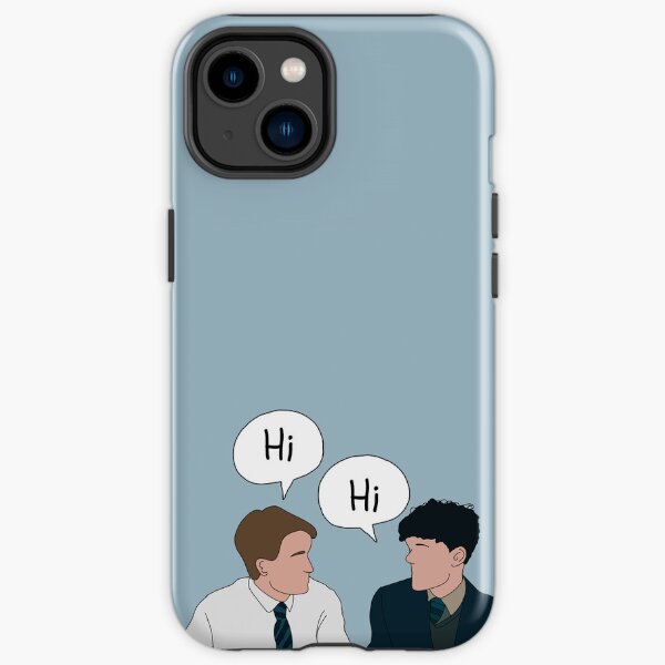Nick & Charlie | hi hi | heartstopper | illustration iPhone Tough Case