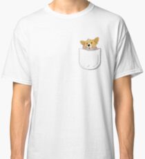Pocket Corgi Pup Classic T-Shirt
