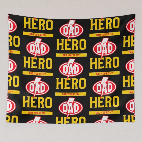 Item preview, DAD YOU'RE MY HERO, FATHERS DAY, SUPER DAD, DORKY FATHERS DAY GIFT,  designed and sold by R B Chrystal.
