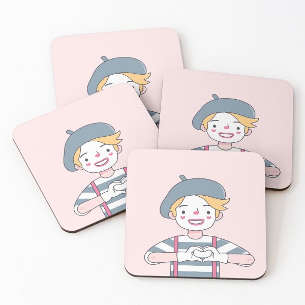 Item preview, Cute Mime Sending Love With Heart Hands designed and sold by rustydoodle.