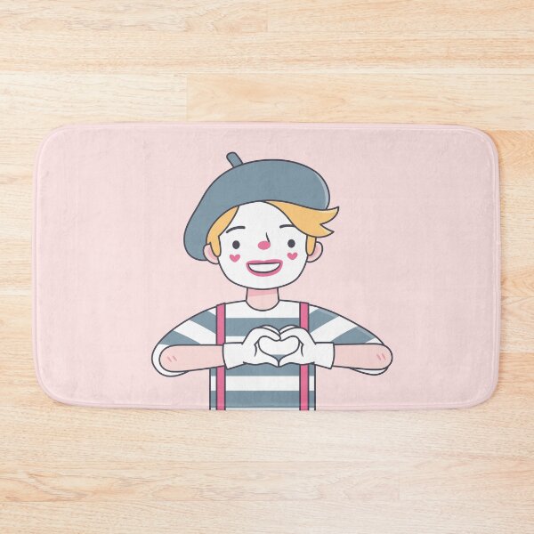 Item preview, Cute Mime Sending Love With Heart Hands designed and sold by rustydoodle.