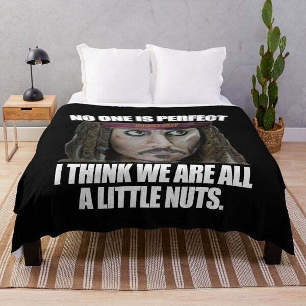 Item preview, Johnny Depp, No one is perfect I think we are all a little nuts. designed and sold by Arab Fashion.