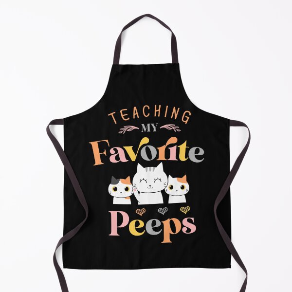 Item preview, Cute Teaching my favorite peeps funny cats designed and sold by wewmeprints.