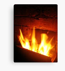 Fireplace Canvas Print