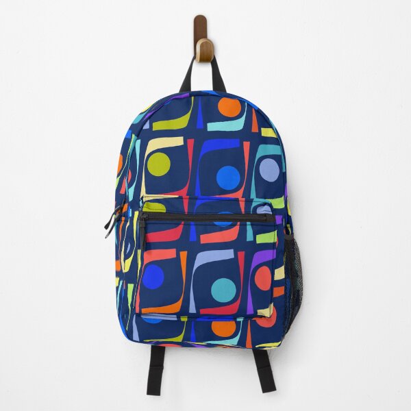 Item preview, 1960s Colorful Geometric Funky Polka Dots Pattern designed and sold by worldways.