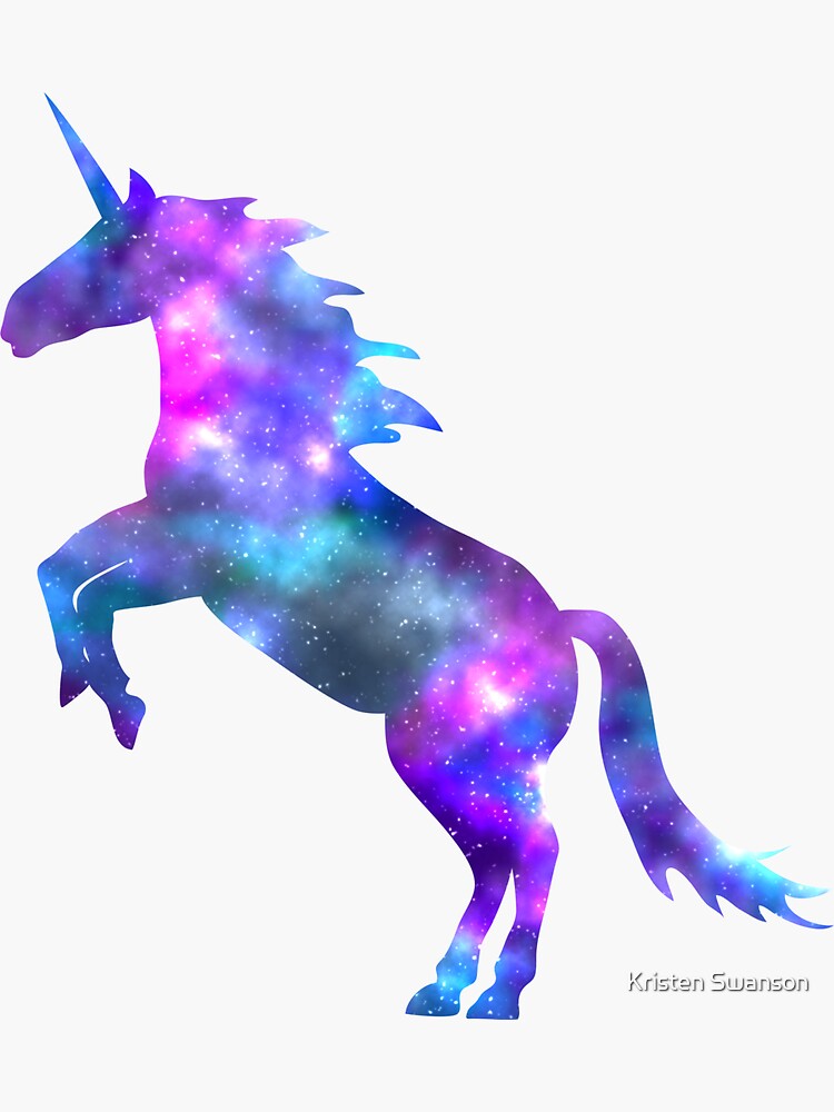"Galaxy Unicorn" Sticker by kristenswanson Redbubble