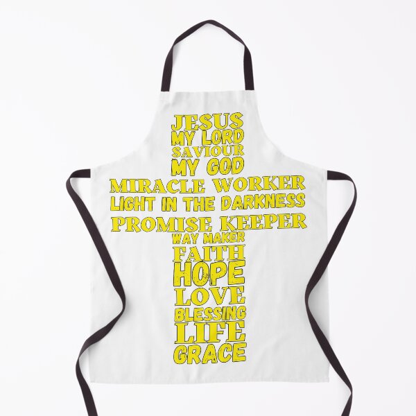 Item preview, Cross of words about Jesus Christ - Golden yellow text designed and sold by AnnaBBS.